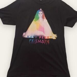 Next Level Apparel Katy Perry Prismatic World Tour Graphic Band Shirt